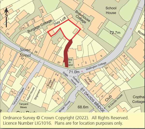 Lot: 107 - LAND WITH PLANNING FOR TWO NEW DWELLINGS IN WEALDEN TOWN -